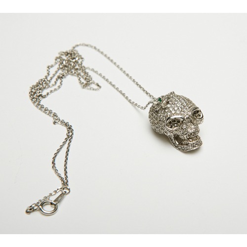 Skull necklace(pave setting)