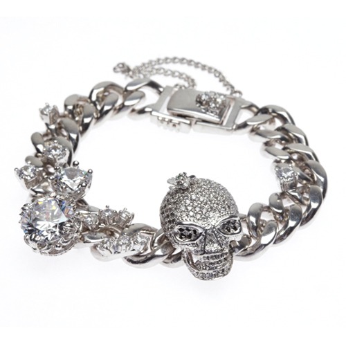 Skull chain bracelet