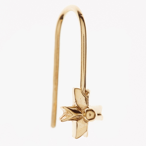 Gold maltese cross earring(S)