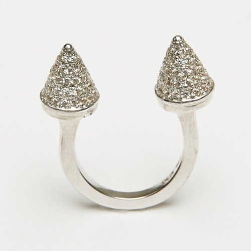 Cone stud open ring